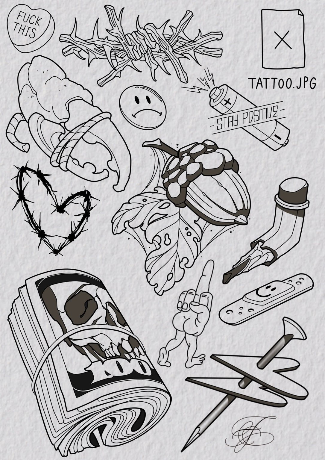 Ledigt design fra The Phoenix Ink