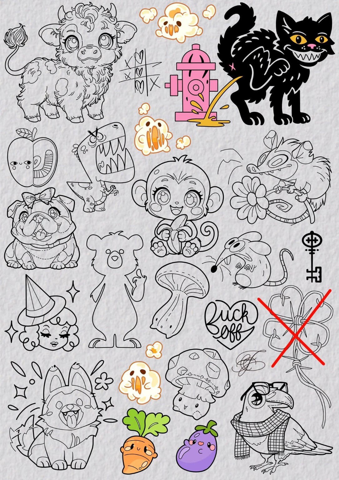 Ledigt design fra The Phoenix Ink