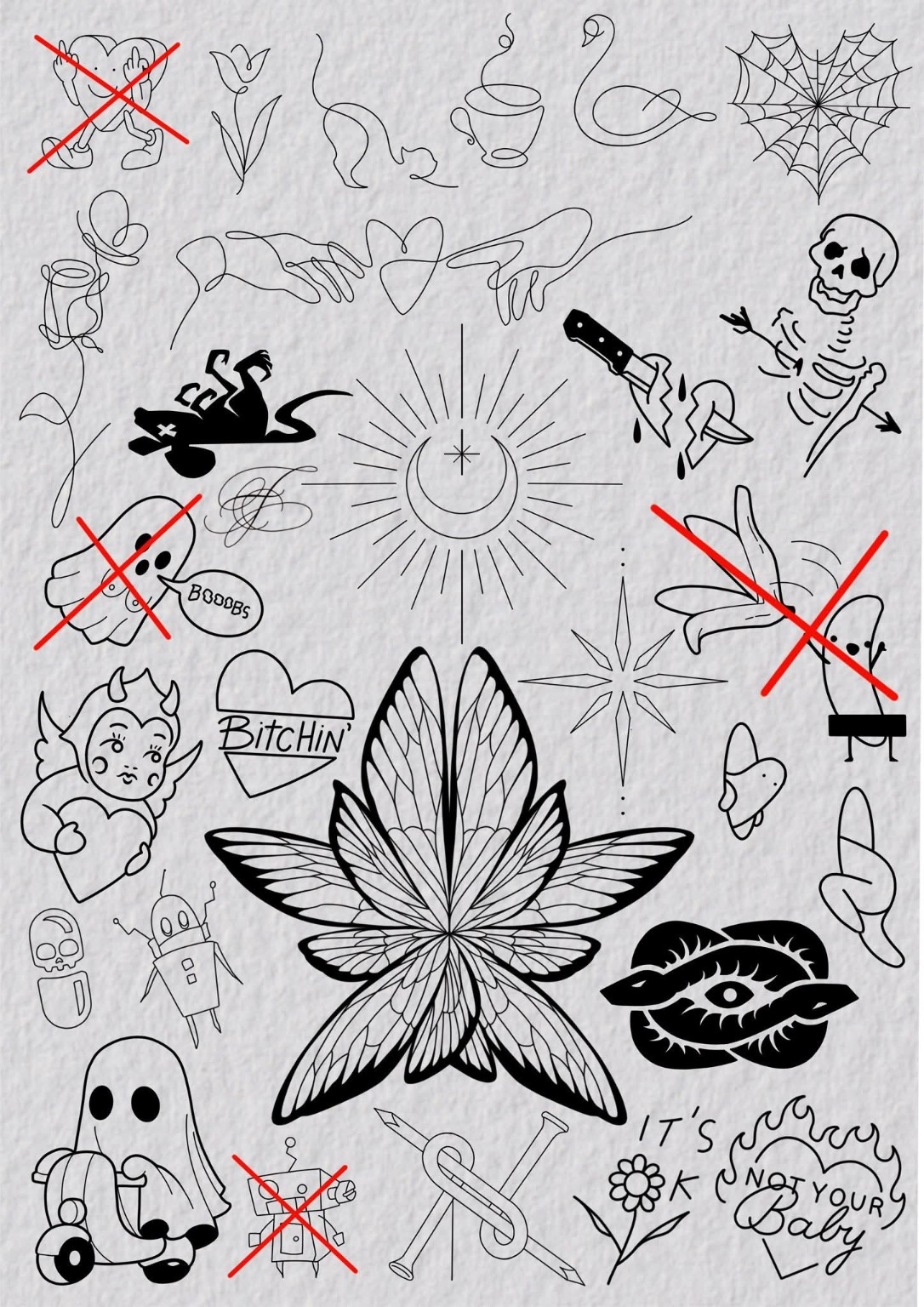 Ledigt design fra The Phoenix Ink