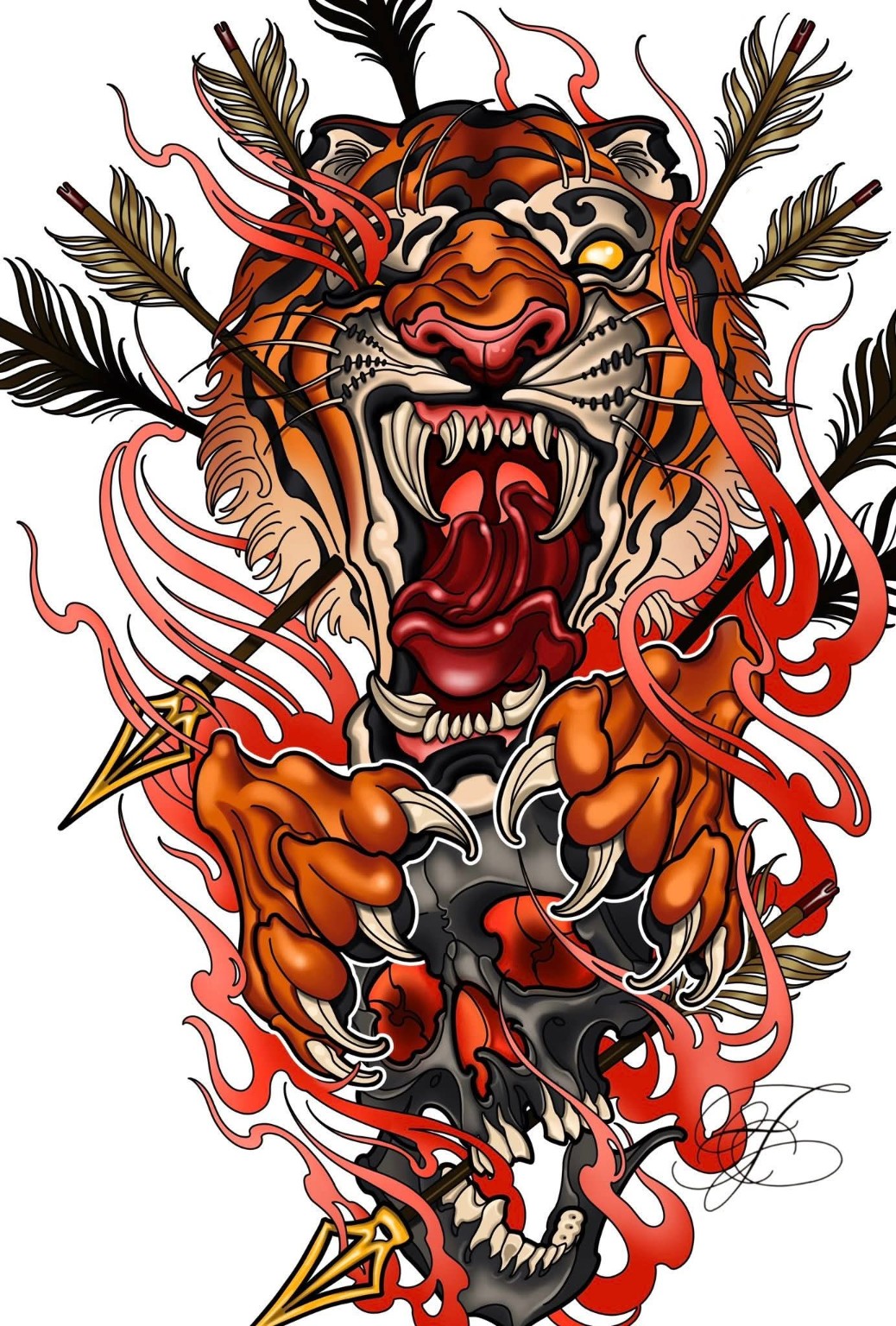 Ledigt design fra The Phoenix Ink