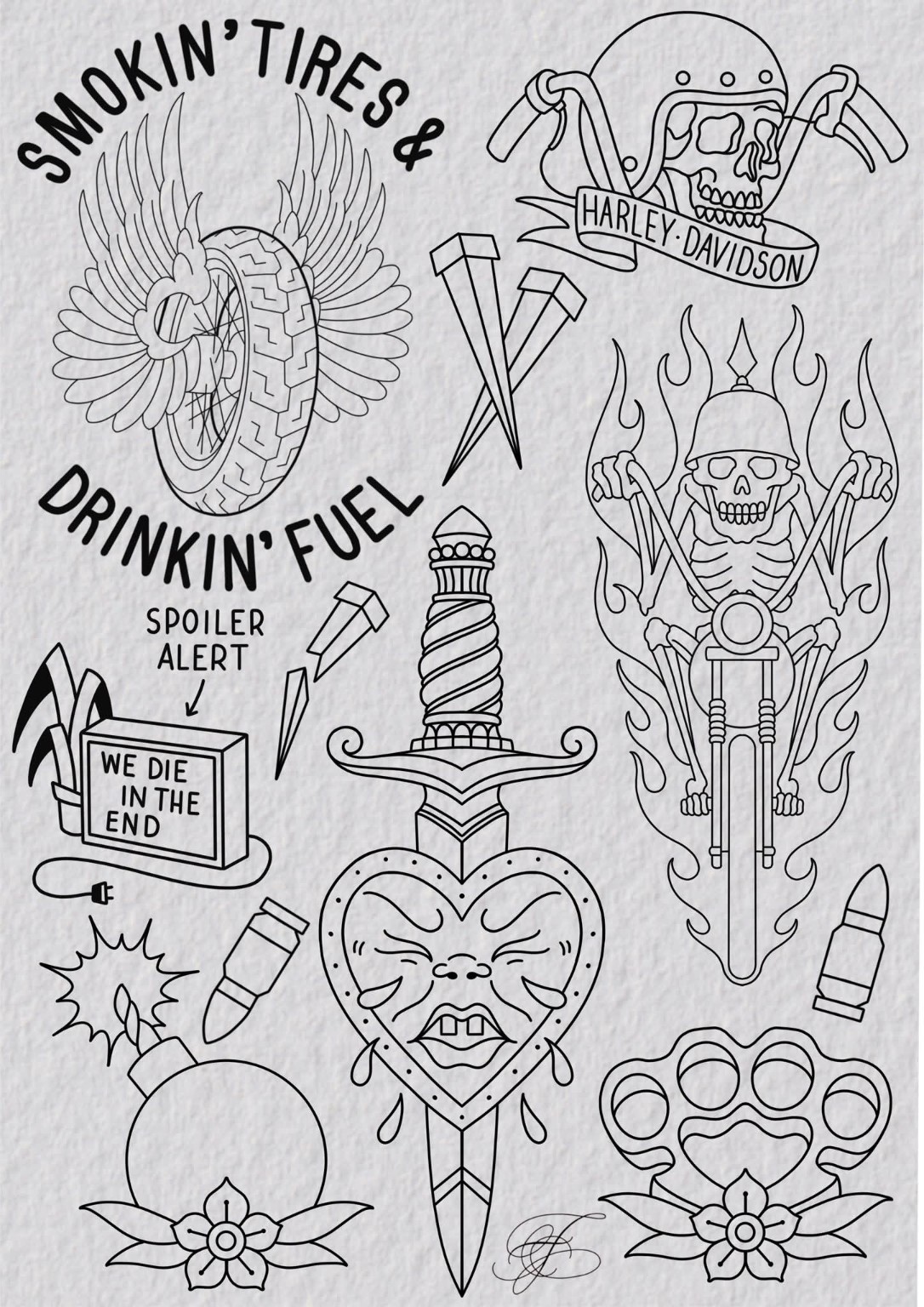 Ledigt design fra The Phoenix Ink