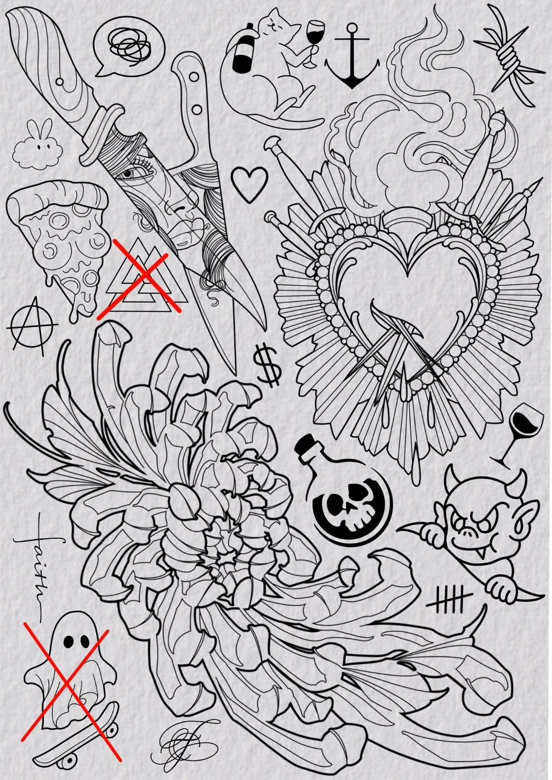Ledigt design fra The Phoenix Ink